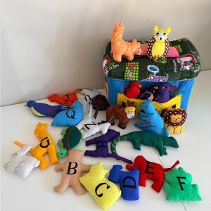Plush Alphabet Animal Set -Stuffed Learning Toys